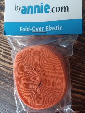 Elastic Fold over  Orange