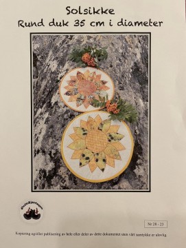QuilteKjerringan . Solsikke mønster PDF