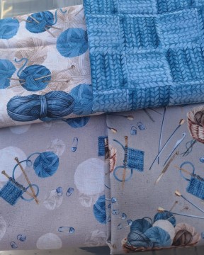 Cosy knit pakke-TEAL