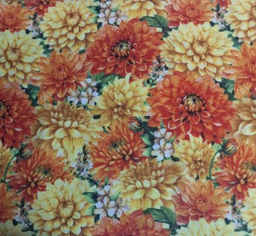 Vakre gule georginer