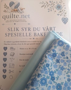 BK Bakeklede Sy selv Blå blomster 2