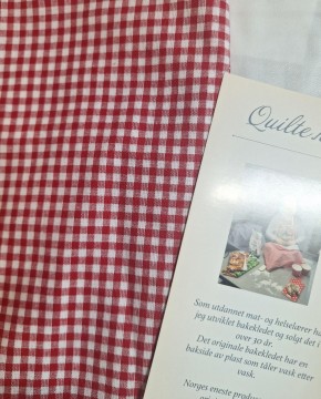 BK Bakeklede Røde og hvite små ruter