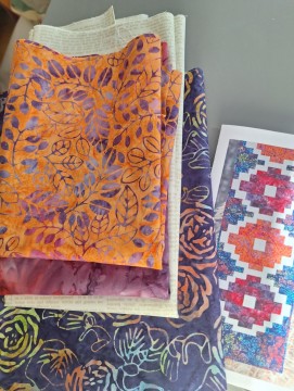 Annaka Farge glad Sikk sakk-orginalstoffer og mønster 