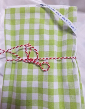 BK Bakeklede Grønn med hvite ruter