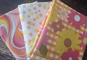 Glade stoffer i en pakke