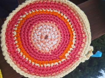 Heklede grytelapper nr 5