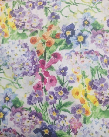 Stoffer med Blomstermotiv 